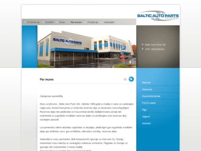 Baltic Auto Parts, SIA